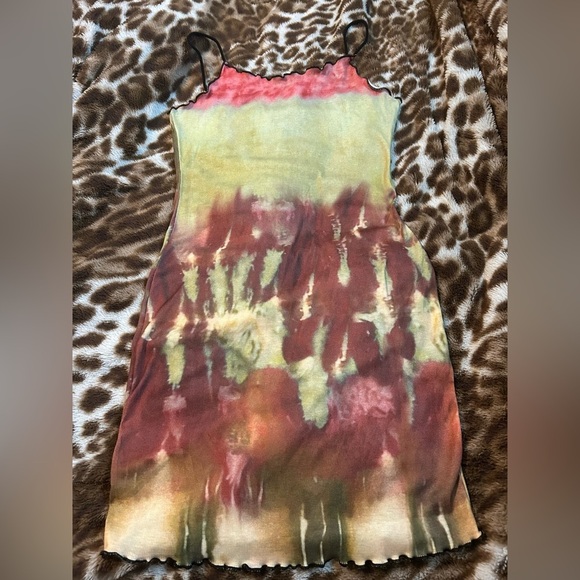 Tie-Dye Dress - Multicolor - Picture 1 of 4